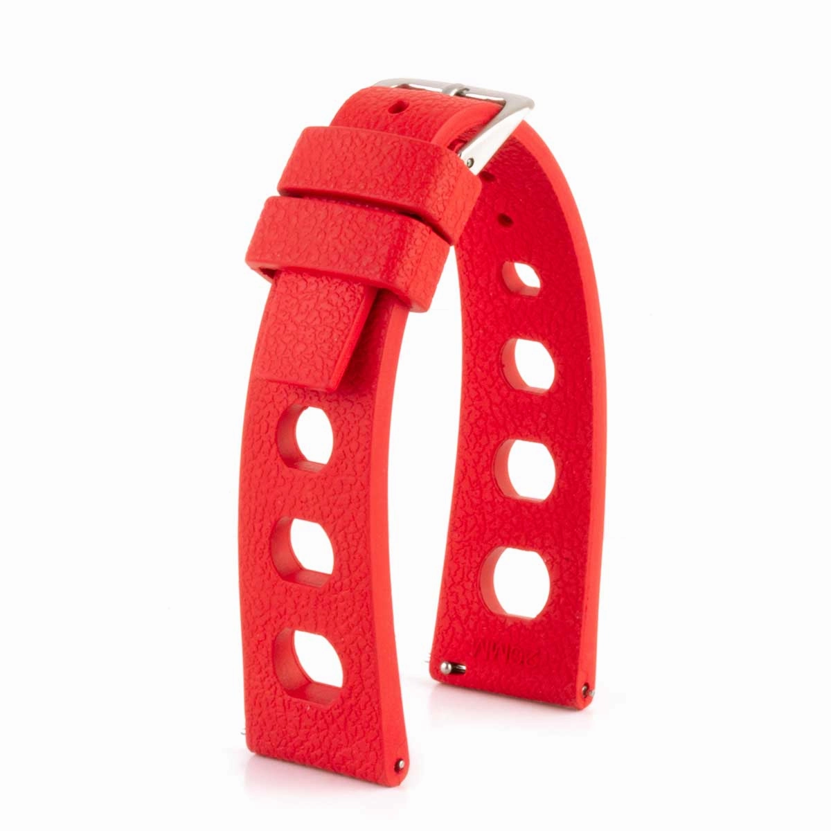 "Rallye" watch band 20mm - Rubber (black, blue, green, red...)