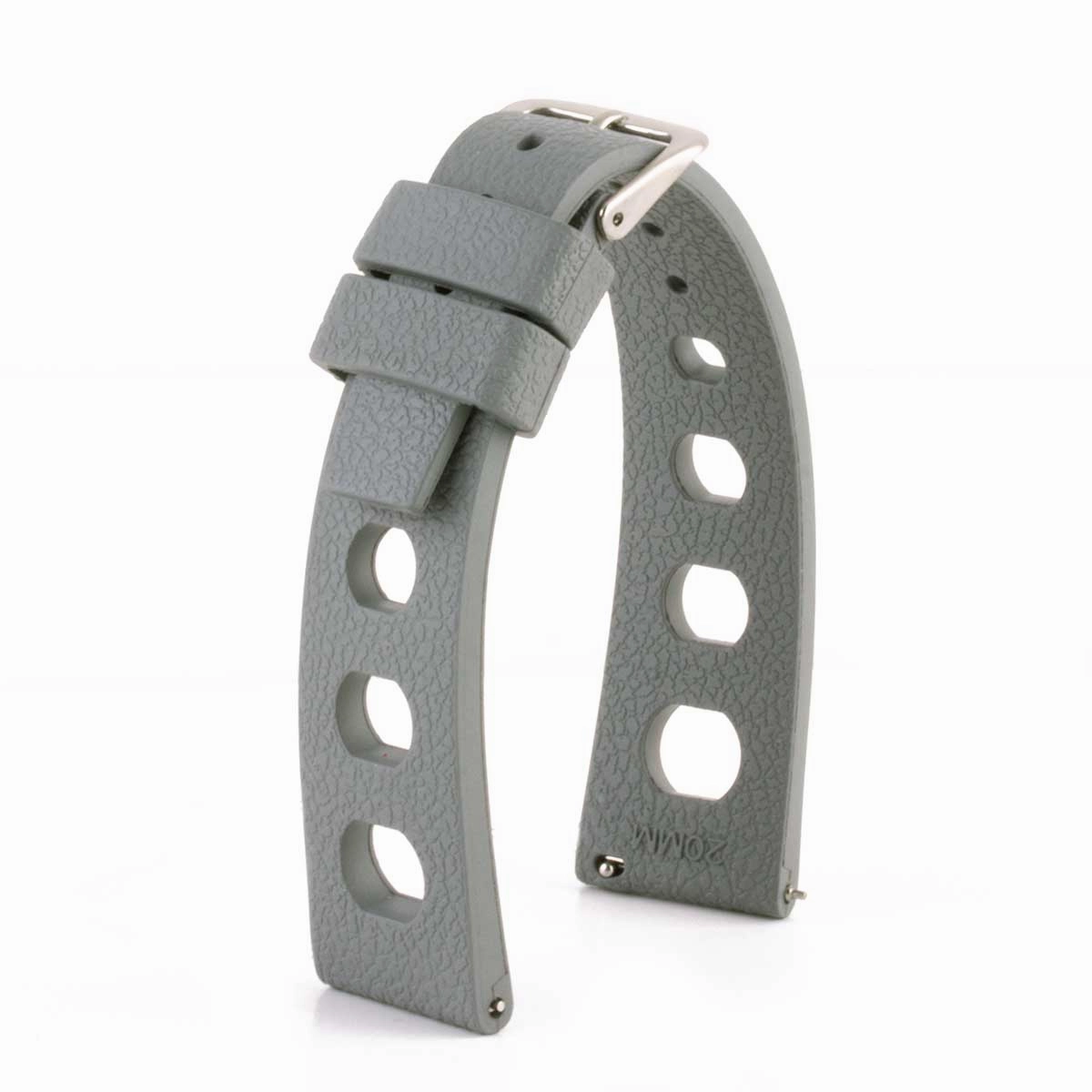 "Rallye" watch band 20mm - Rubber (black, blue, green, red...)