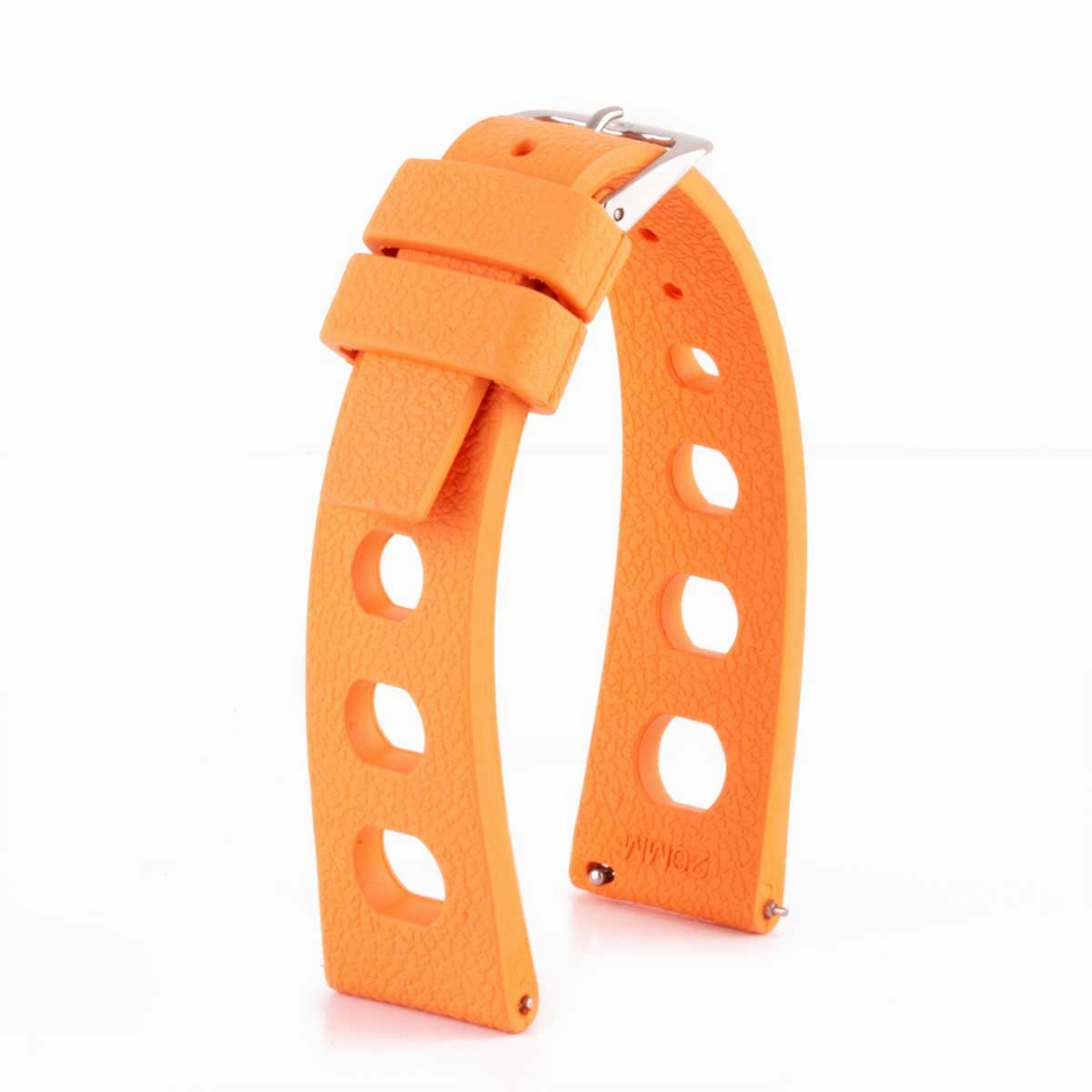 "Rallye" watch band 20mm - Rubber (black, blue, green, red...)