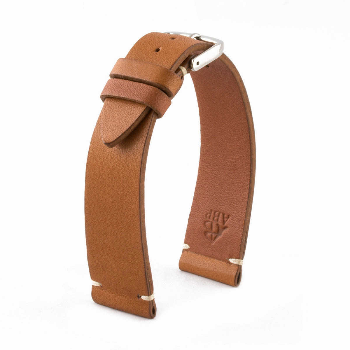 "Retro" watch band - Premium quality barenia type calf leather strap (black, brown, kaki, red, green)