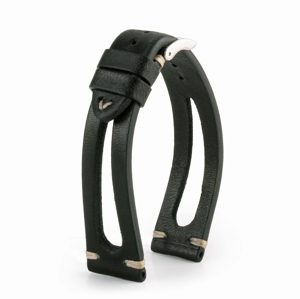 "Sparta" vintage strap  - Leather watch strap - Aged calf (black, brown)