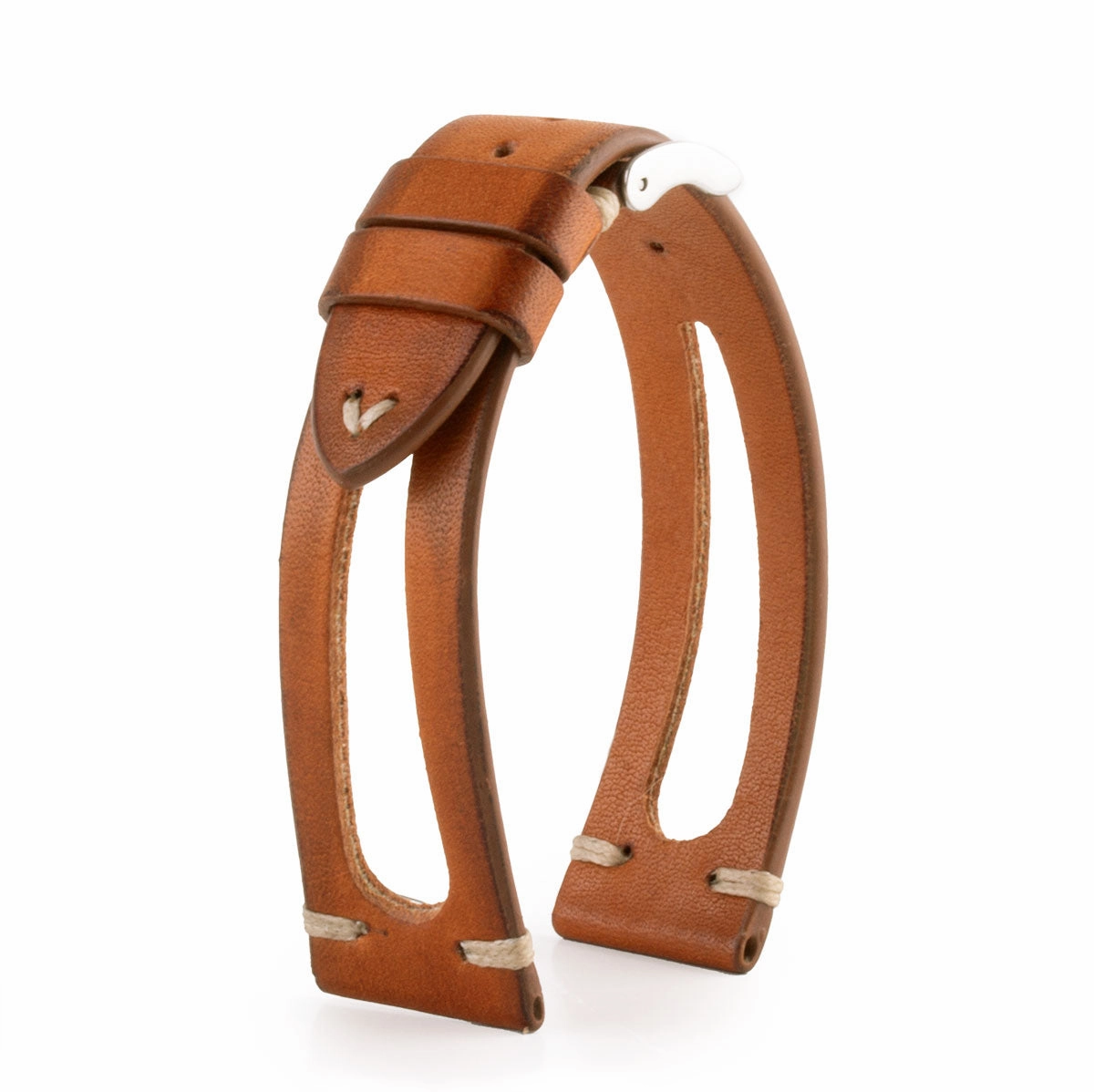 "Sparta" vintage strap  - Leather watch strap - Aged calf (black, brown)