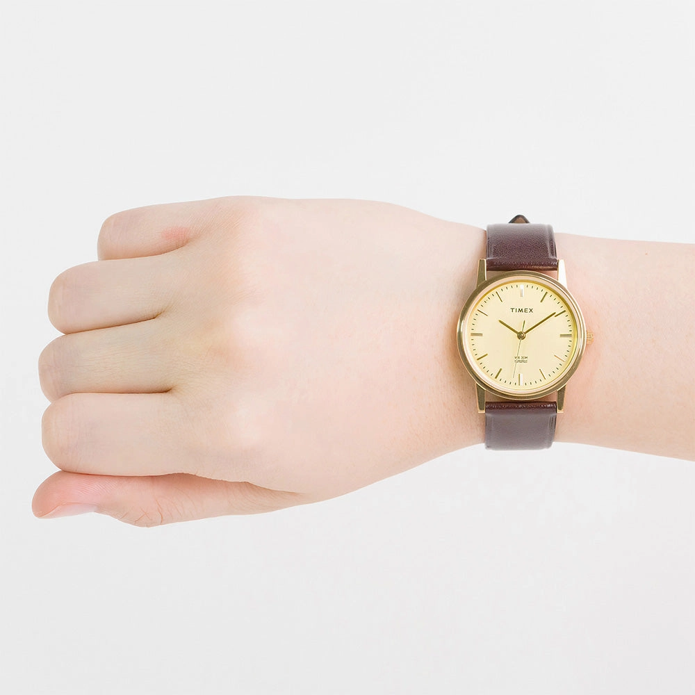 AB Series 3-Hand 33mm Leather Band