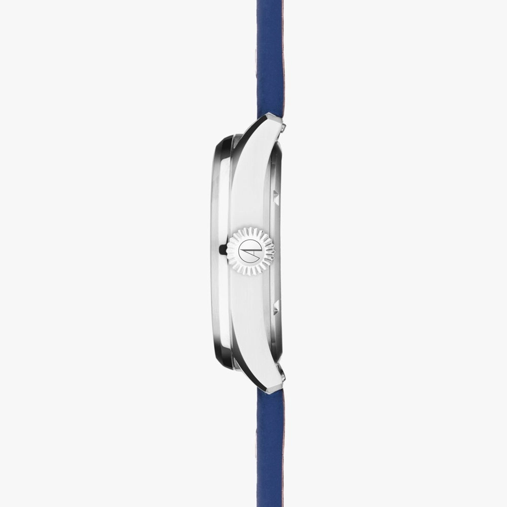 Accurist Aviation Mens Watch 76001 Blue Leather Strap with Blue Dial