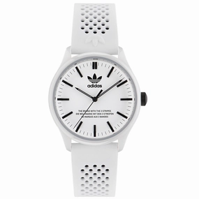 Adidas Men's Originals Code One Ceramic White Dial Watch
