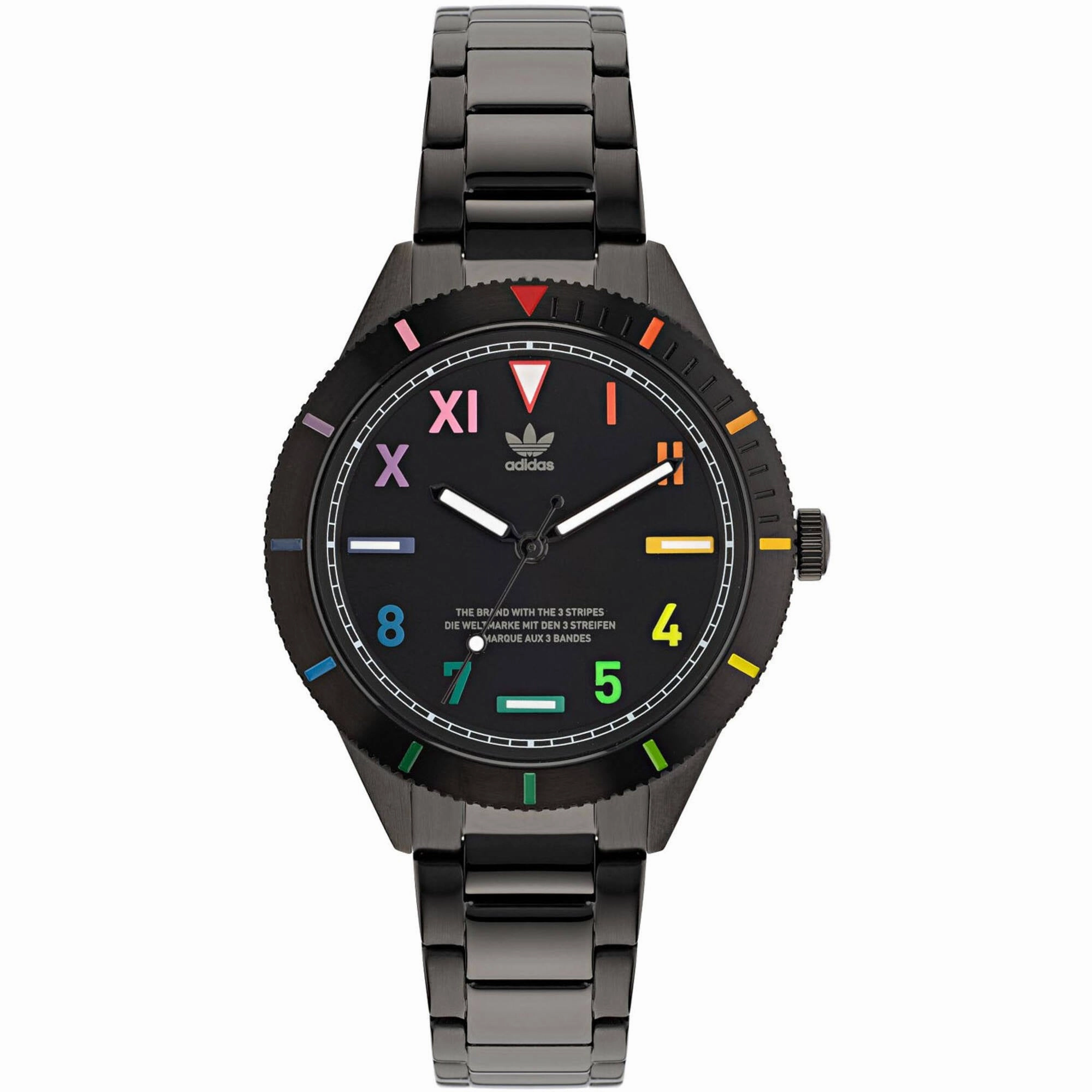 Adidas Men's Watch - Originals Quartz Black Stainless Steel Bracelet | AOFH22056