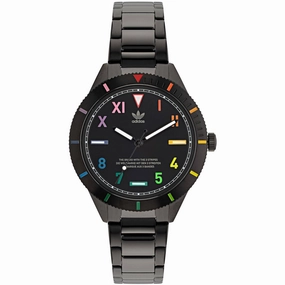Adidas Men's Watch - Originals Quartz Black Stainless Steel Bracelet | AOFH22056