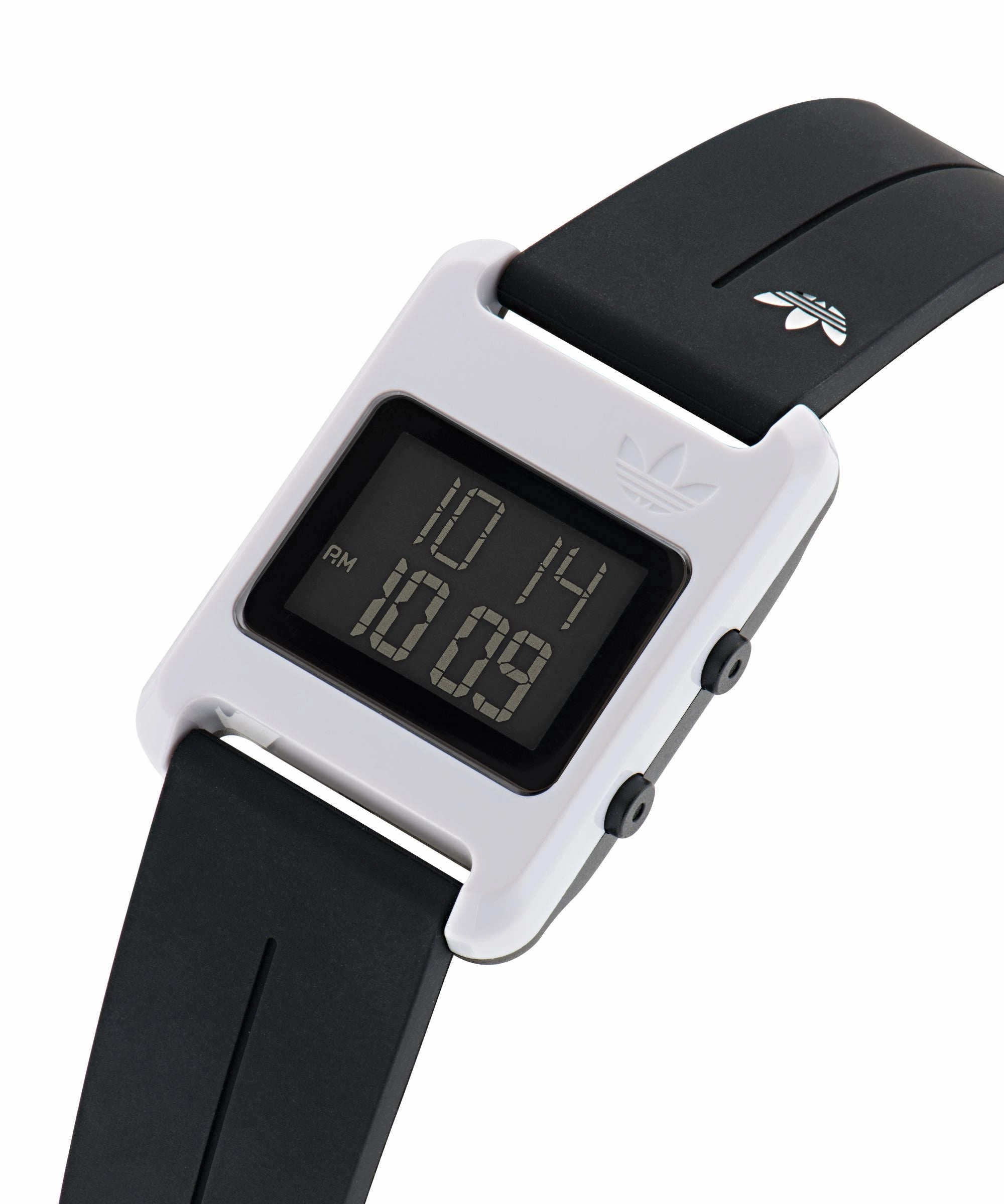Adidas Originals Retro Pop One Black Silicone Strap Watch AOST23567