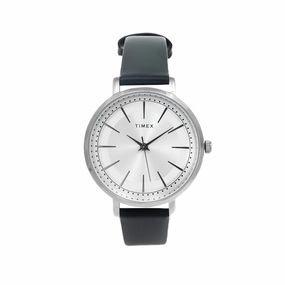 Amity 3-Hand 34mm Leather Band