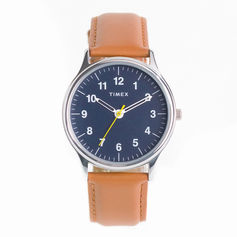 Analog 3-Hand 38mm Leather Band