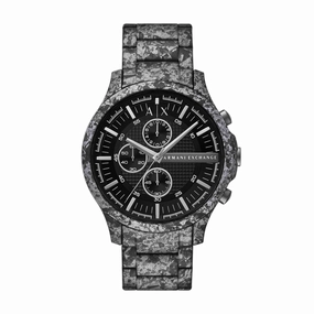 Armani Exchange Gun-Metal Chronograph Watch AX2462