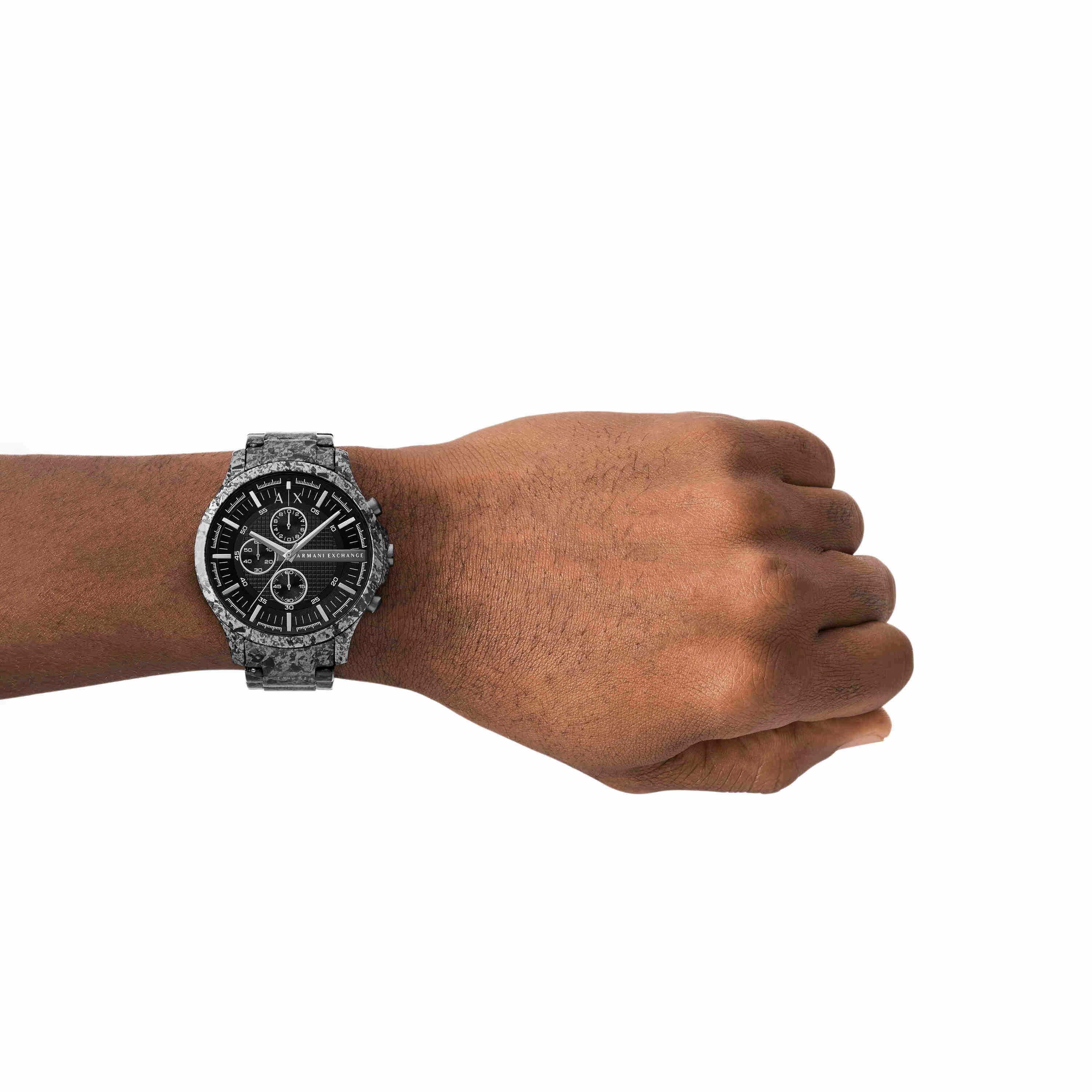 Armani Exchange Gun-Metal Chronograph Watch AX2462