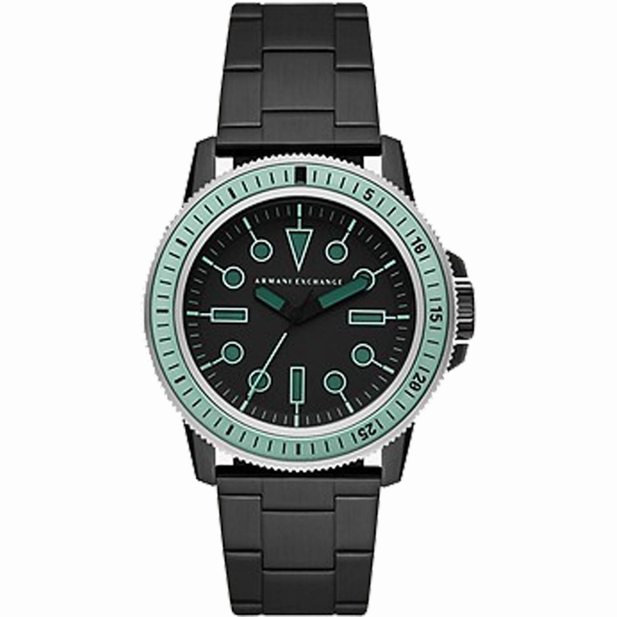 Armani Exchange Men's Watch - Classic Quartz Black Stainless Steel Bracelet | AX1858