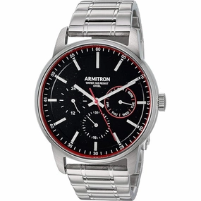Armitron 20/5432BKSV MultiFunction Dial Bracelet Men's Watch