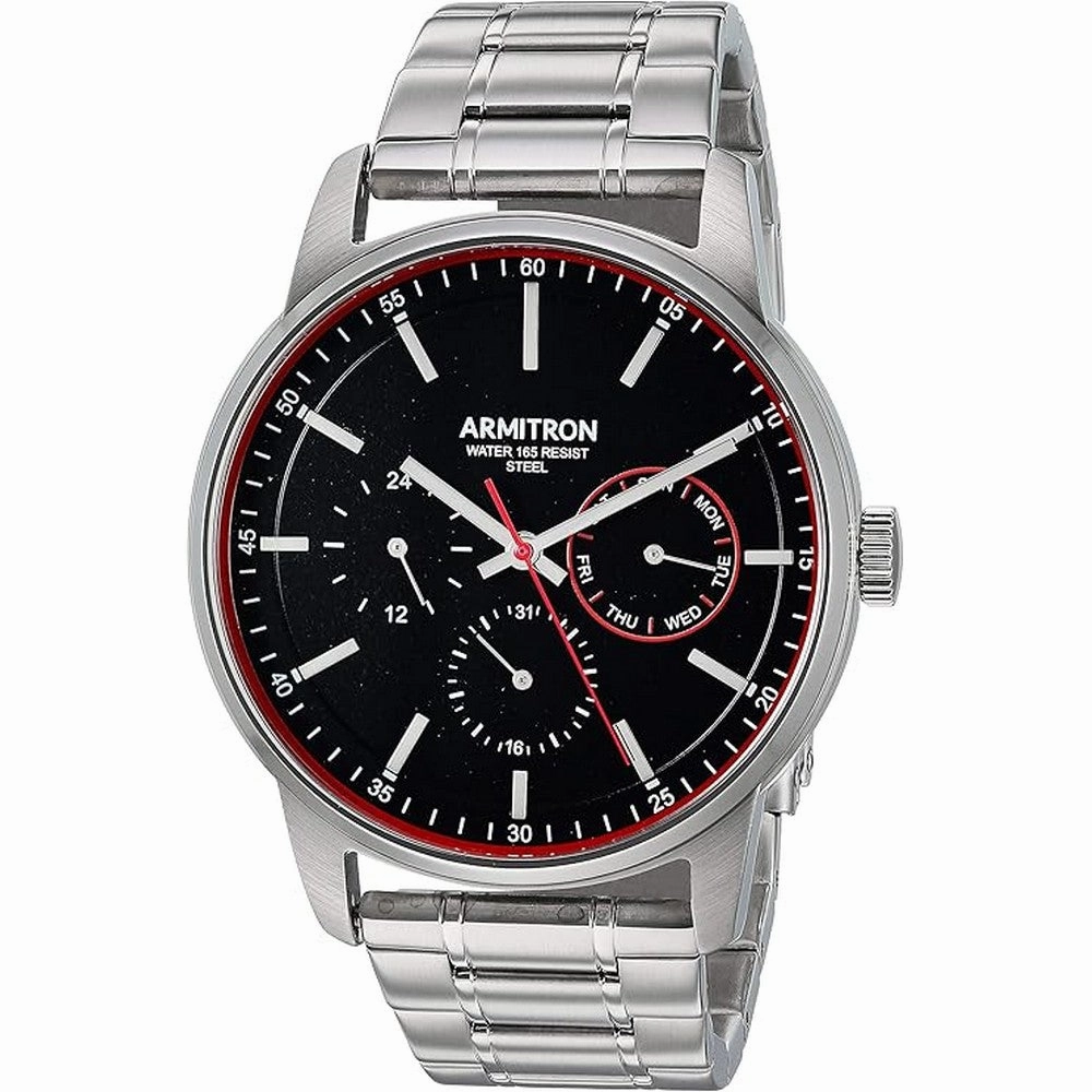 Armitron 20/5432BKSV MultiFunction Dial Bracelet Men's Watch