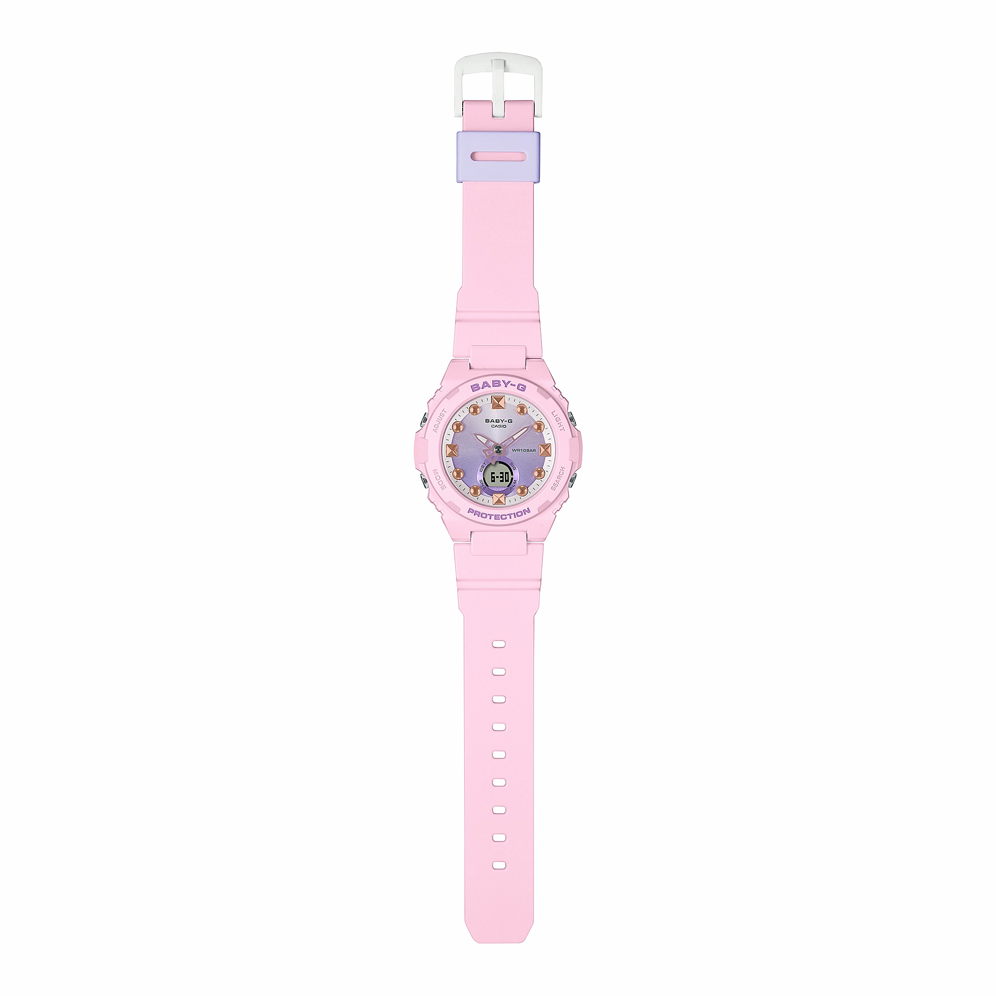 BABY-G Pink Resin Band Womens Watch BGA320-4A