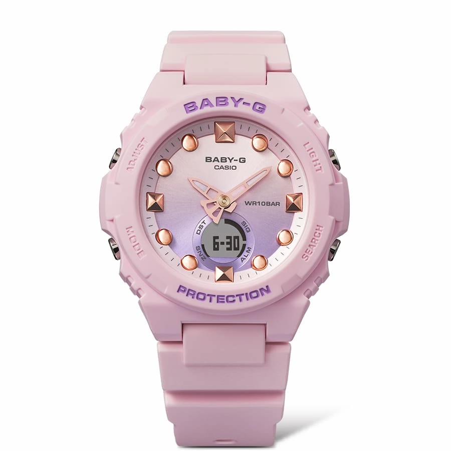 BABY-G Pink Resin Band Womens Watch BGA320-4A