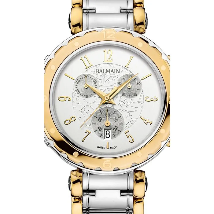 Balmain Balmainia Two-Tone Chronograph Watch B56323913