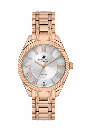 BHPC - BP3571C.420 - Ladies 3 Hands Glass Diamond