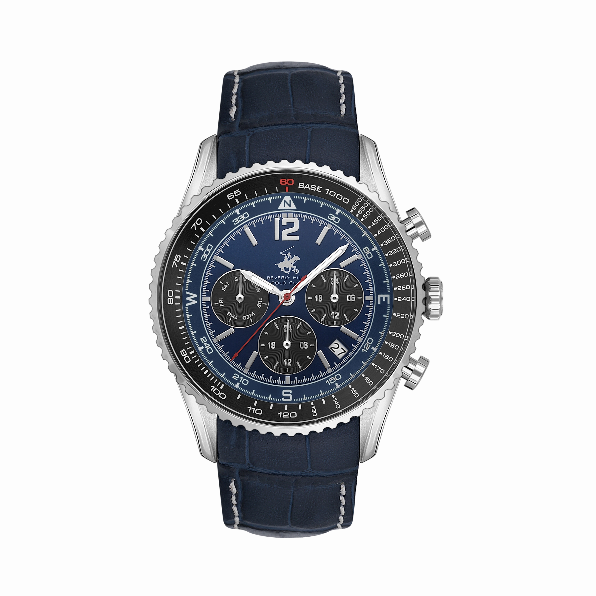 BHPC-BP3723X.399 - Leather Strap Multifunction Watch For Men