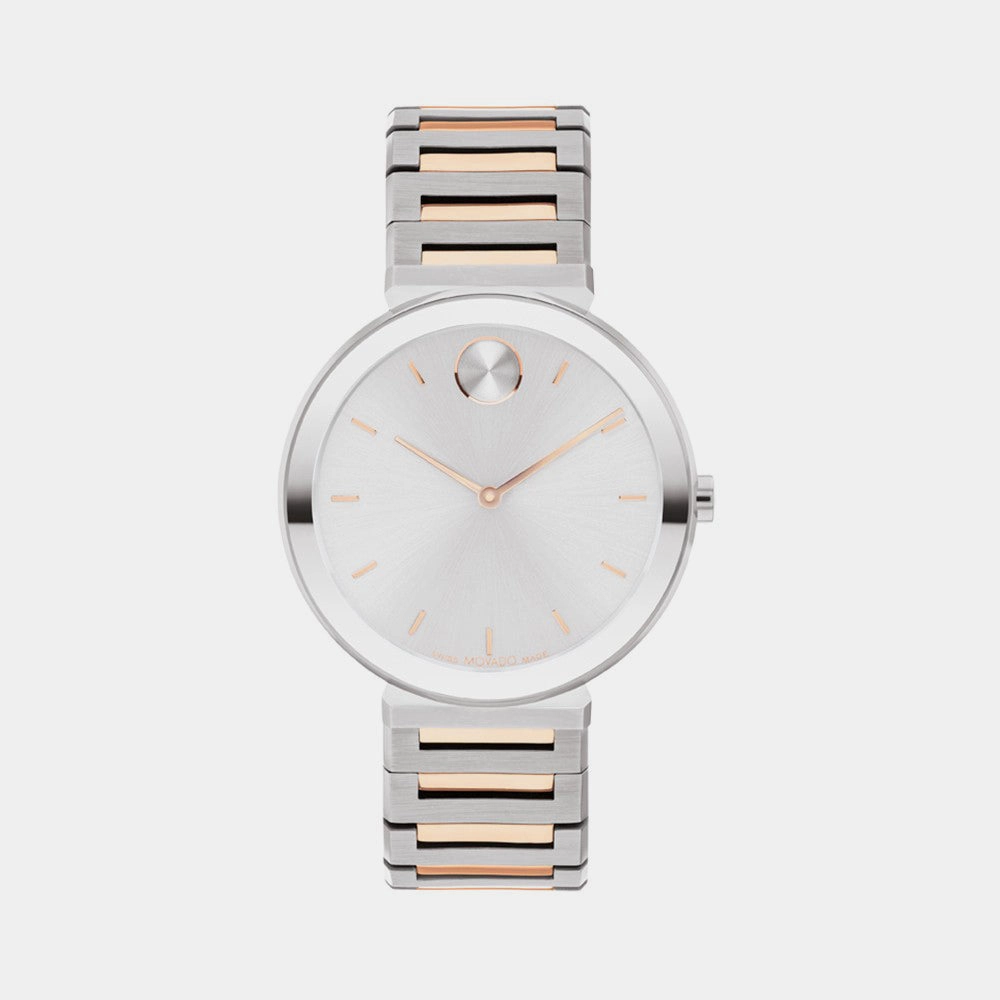 Bold Women's Silver Analog Stainless Steel Watch 3601146