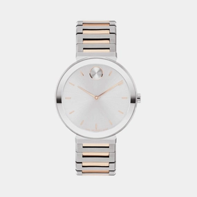 Bold Women's Silver Analog Stainless Steel Watch 3601146