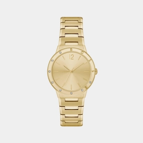 Breath Women Gold Analog Stainless Steel Watch 1502715