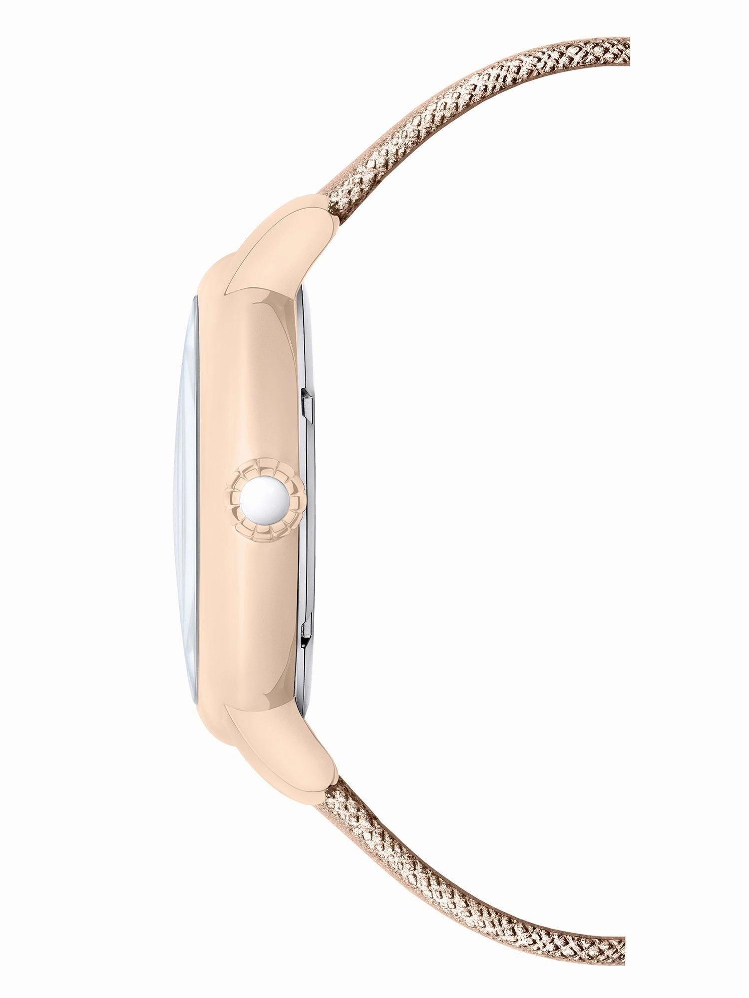 Brera Orologi "Valentina Modern" BRVAMO3802 - Silver Dial, Rose Gold Case and Leather Strap - 38mm Watch