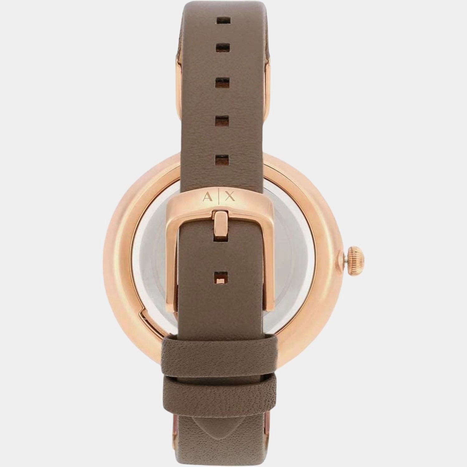 Brooke Women's Black Dial Analog Leather Watch AX5329