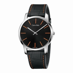Calvin Klein - City orologio uomo nero K2G211C1