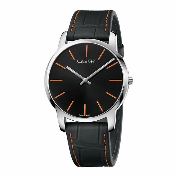 Calvin Klein - City orologio uomo nero K2G211C1