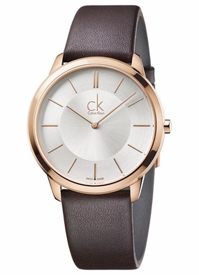 Calvin Klein - Minimal orologio uomo argento K3M216G6