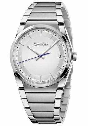 Calvin Klein - Step orologio uomo argento K6K31146
