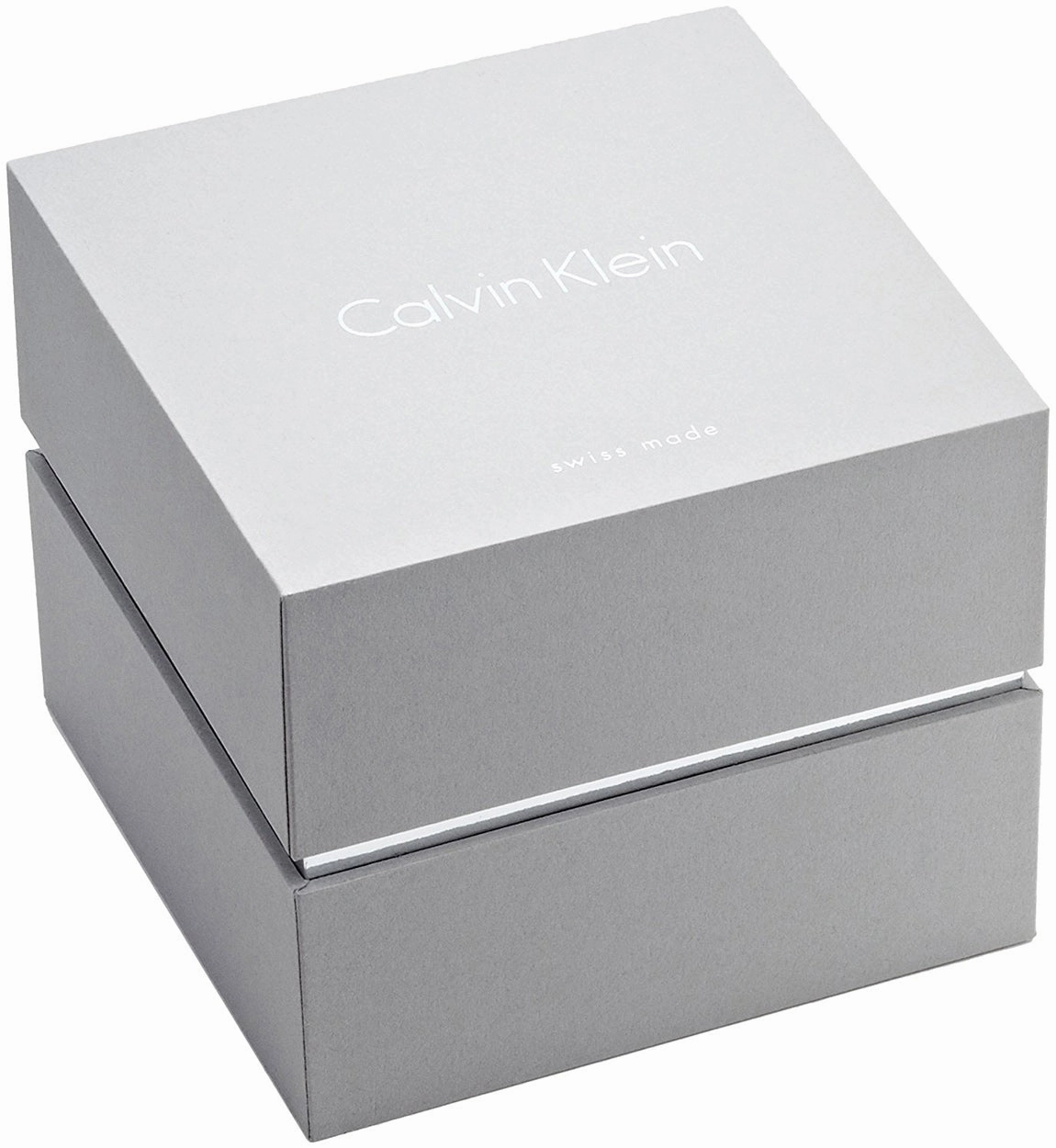 Calvin Klein Eager Chronograph Black Nylon Strap Black and Silver Dial Quartz Mens Watch K4B371B3