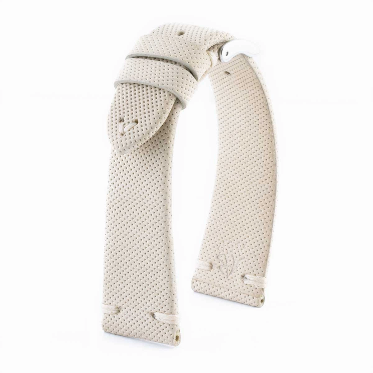 Capsule collection - "Soft Grip" leather watch band - Calf (brown, light brown, beige, kaki)