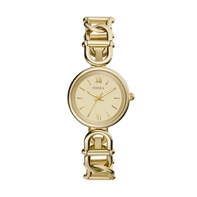 Carlie Three-Hand Gold-Tone Stainless Steel Watch