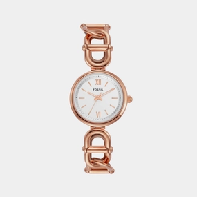 Carlie Women Quartz Silver Dial Analog Stainless Steel Watch ES5273