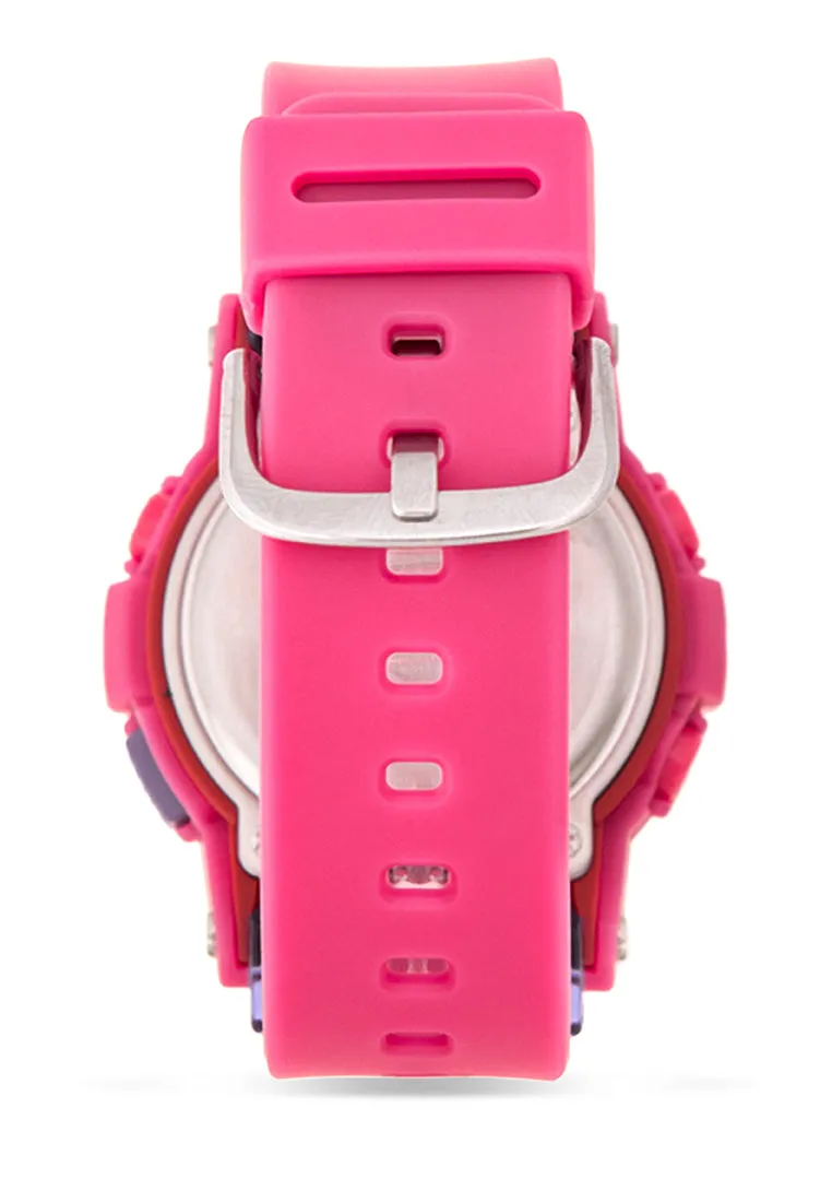 Casio Baby-g BGA-180-4B3 Digital Analog Rubber Strap Watch For Women