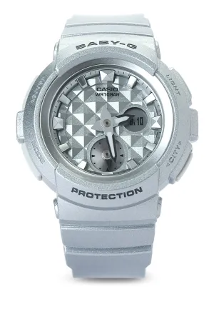 Casio Baby-g BGA-195-8A Digital Analog Rubber Strap Watch For Women