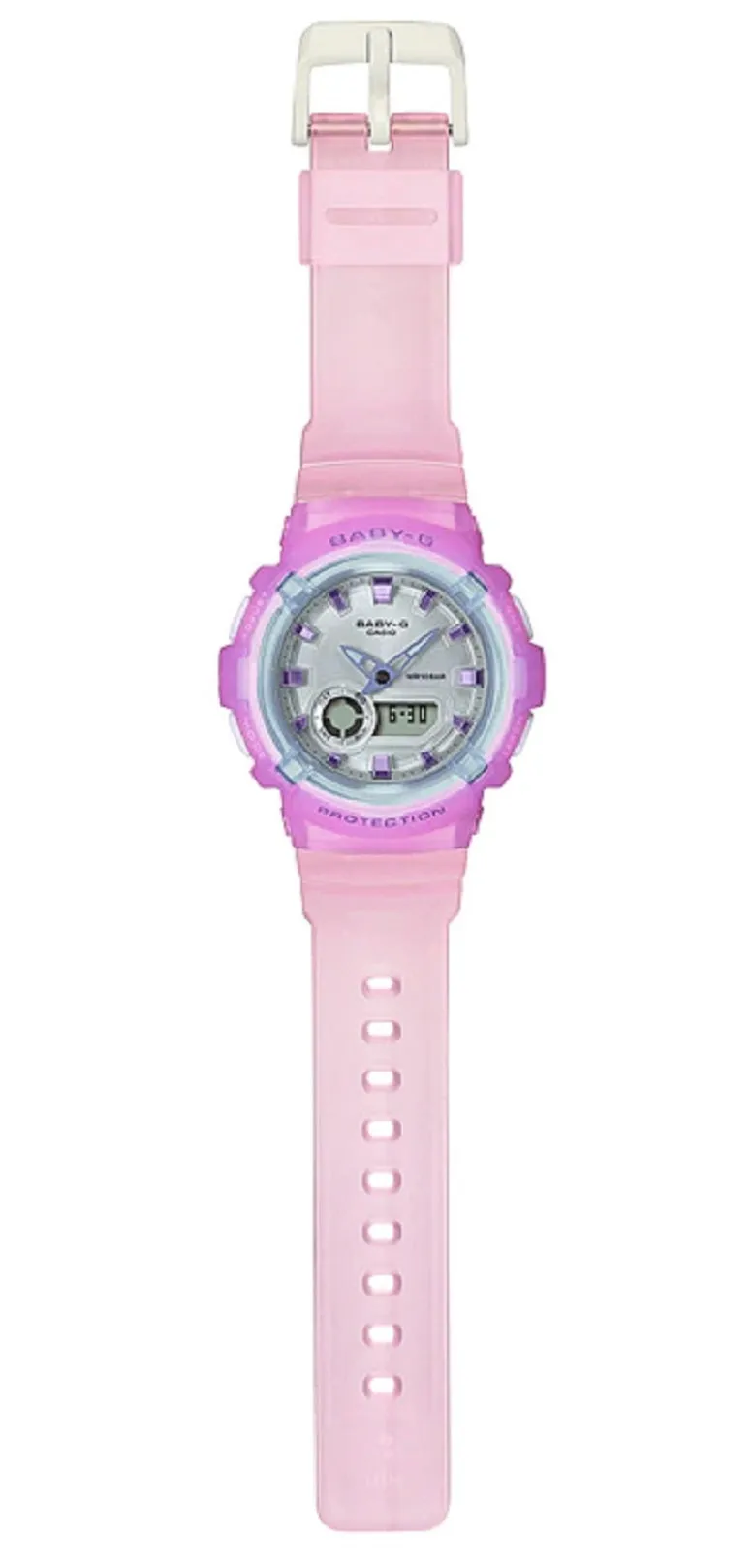 Casio Baby-g BGA-280-6A Digital Analog Rubber Strap Watch For Women
