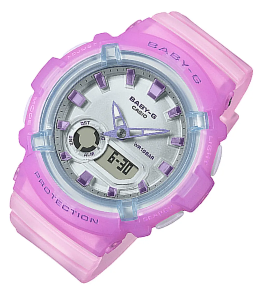 Casio Baby-g BGA-280-6A Digital Analog Rubber Strap Watch For Women