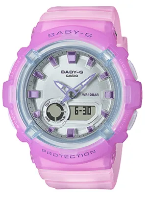 Casio Baby-g BGA-280-6A Digital Analog Rubber Strap Watch For Women