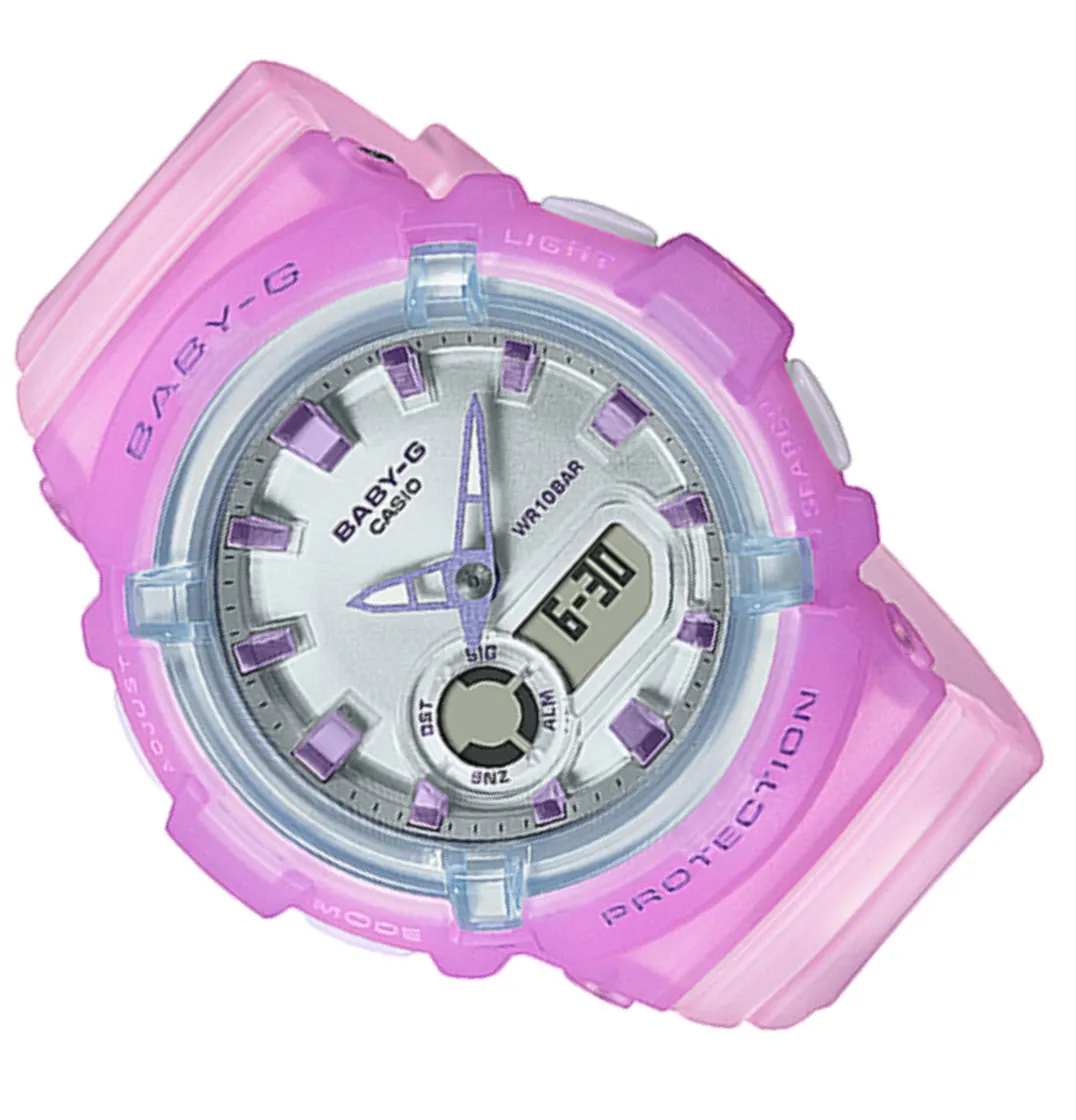 Casio Baby-g BGA-280-6A Digital Analog Rubber Strap Watch For Women