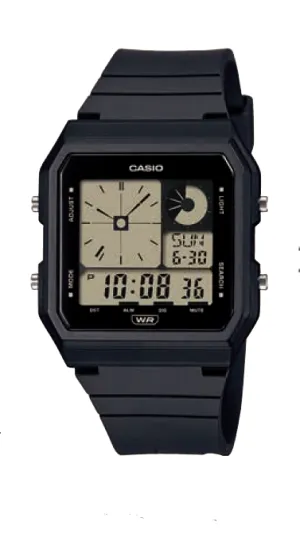 Casio Black Resin Band Watch LF20W-1A