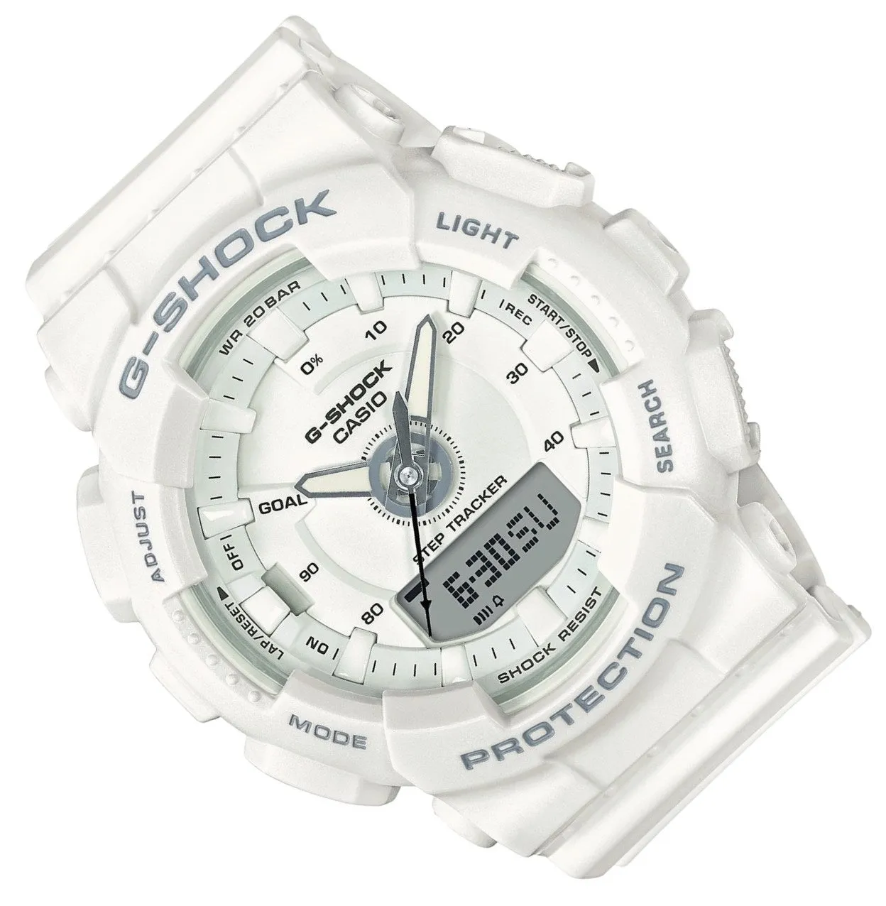 Casio G-shock GMA-S130-7A Digital Analog Rubber Strap Watch