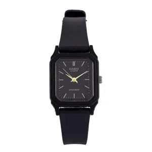 Casio LQ-142-1EDF Black Rubber Strap Watch for Women