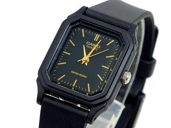 Casio LQ-142-1EDF Black Rubber Strap Watch for Women