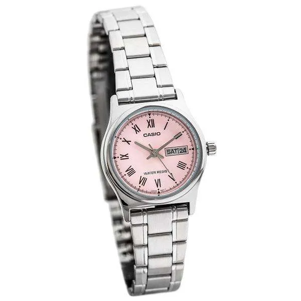 Casio LTP-V006D-4B Silver Stainless Steel Strap Watch for Women