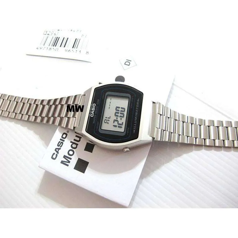 Casio Vintage B640WD-1A Silver Stainless Watch for Men and Women