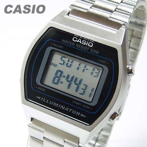 Casio Vintage B640WD-1A Silver Stainless Watch for Men and Women